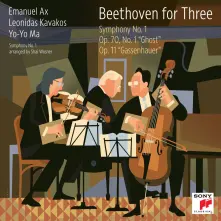 CD YO & LEONIDAS K... - Beethoven for Three: Symphony No. 1 / Op. 70, No. 1 "Ghost" / Op. 11 "Gassenhauer"