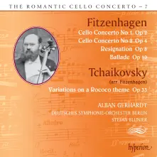 CD GERHARDT, ALBAN & DEUT... - FITZENHAGEN: CELLO CONCERTOS (HYPERION ROMANTIC CE