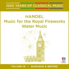CD MUSIC FOR ROYAL FIREWORKS, WATER MUSIC