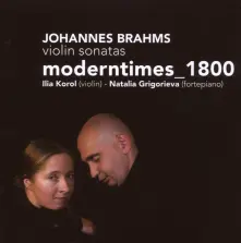 CD BRAHMS: VIOLIN SONATAS 1-3