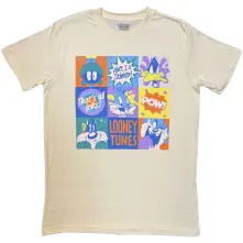 Tričko That's All Folks! Grid Pastel