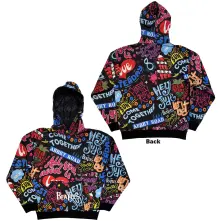 The Beatles, Mikina Song Titles, Unisex, Čierna