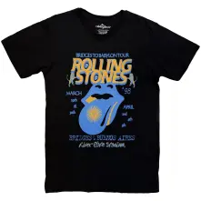 The Rolling Stones, Tričko River Plate Stadium, Unisex, Čierna