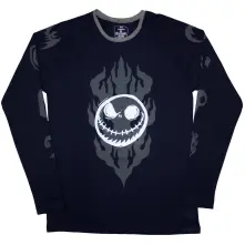 Tričko s dlhým rukávom Flaming Jack, Unisex, Modrá, L