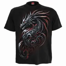 Spiral Stairs, Tričko Dragon Shards, Unisex, Čierna