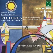 CD IVANOVICH - MODEST MUSSORGSKY/RONALD STEVENSON: PICTURES - MUSIC FOR TWO GUITARS