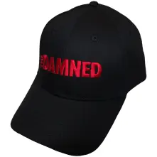 The Damned, Šiltovka Red Text Logo, Unisex, Čierna
