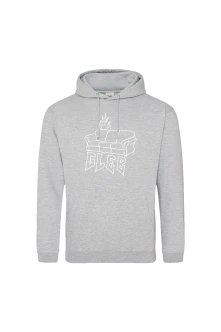 Mikina GAUČ STORYTELLING, grey, hoodie