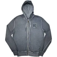 Mikina na zips Apple Logo Stone Wash