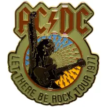 Odznak Let There Be Rock Tour '77