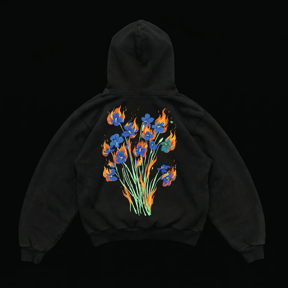 Burning Bloom Hoodie