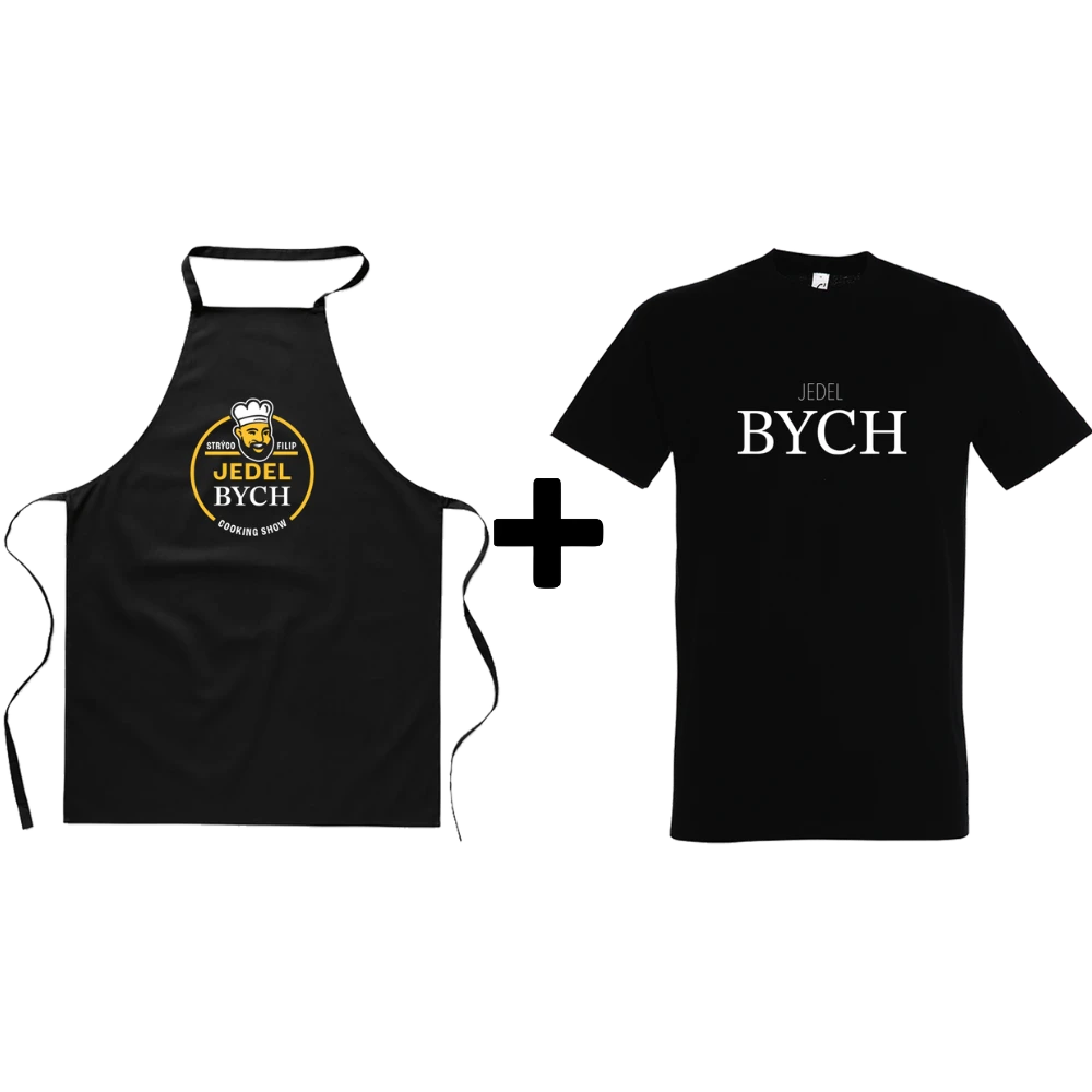 Zástera jedel bych + tričko Jedel/a bych