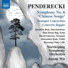 CD Norrkoping Symphony Orche - Penderecki: Symphony No. 6 Chinese Songs