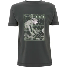 Pixies, Tričko Monkey Grid, Unisex, Šedá
