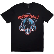 Motörhead, Tričko 50 Years Lemmy Circles, Unisex, Čierna