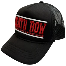 Death Row records, Šiltovka Text Logo, Unisex, Čierna