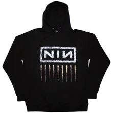 Nine Inch Nails, Mikina Downward Spiral, Unisex, Čierna
