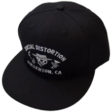 Social Distortion, Šiltovka Fullerton Skelly, Unisex, Čierna