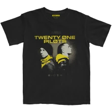 Twenty One Pilots, Tričko Back To Back, Unisex, Čierna