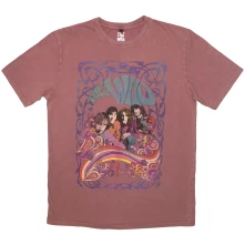 The Who, Tričko Psych Floral, Unisex, Červená