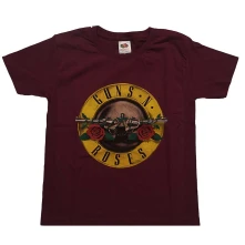 Guns N’ Roses, Tričko Classic Logo, Dieťa, Červená