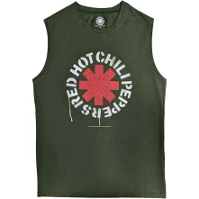 Red hot chili peppers, Tielko Stencil, Unisex, Zelená