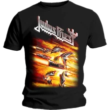 Judas Priest, Tričko Firepower, Unisex, Čierna