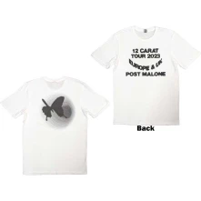 Post Malone, Tričko Spotlight 2023 Tour, Unisex, Biela