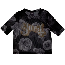Ghost, Tielko Logo & Roses, Žena, Čierna