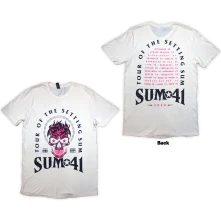Tričko Tour '24 Pink Skull