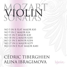 CD MOZART: VIOLIN SONATAS NOS. 18, 21, 27, 33 (K. 301