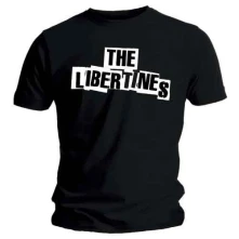 The Libertines, Tričko Logo, Unisex, Čierna