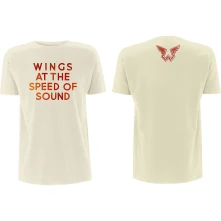 Paul McCartney, Tričko Wings at the Speed of Sound, Unisex, Natural