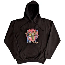 Gorillaz, Mikina Group Circle Rise, Unisex, Čierna