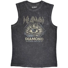Def Leppard, Tielko Diamond Star Halos, Unisex, Šedá