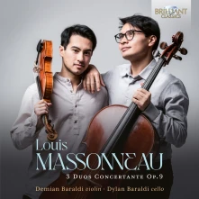 CD BARALDI, DEMIAN & DYLA... - LOUIS MASSONNEAU: 3 DUOS CONCERTANTE OP. 9