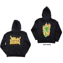 Billie Eilish, Mikina Airbrush Flames Blohsh, Unisex, Šedá