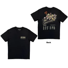 Lewis Capaldi, Tričko Flowers UK Tour '25, Unisex, Čierna