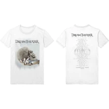 Dream Theater, Tričko Skull Fade Out, Unisex, Biela