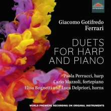 CD PERRUCCI, PAOLA / CARLO M - FERRARI: DUETS FOR HARP AND PIANO
