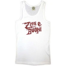Maneskin, Tielko Zitti e Buoni, Unisex, Biela