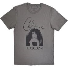 Celine Dion, Tričko Celine Photo, Unisex, Šedá