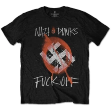 Dead Kennedys, Tričko Nazi Punks, Unisex, Čierna