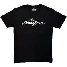 The Rolling Stones, Tričko Logo Mono, Unisex, Čierna
