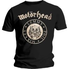 Motörhead, Tričko Undercover Seal Newsprint, Unisex, Čierna