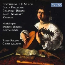 CD RIGANO, PAOLO / CINZIA GU - MUSIC FOR ARCHLUTE, GUITAR & HARPSICHORD
