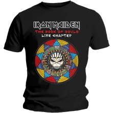 Iron Maiden, Tričko Book of Souls Live Chapter, Unisex, Čierna