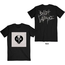 Bullet for My Valentine, Tričko Album Cropped & Large Logo, Unisex, Čierna