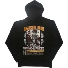 Grateful Dead, Mikina San Francisco, Unisex, Čierna