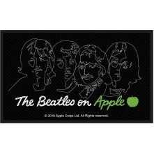 Nažehlovačka On Apple (White on Black)